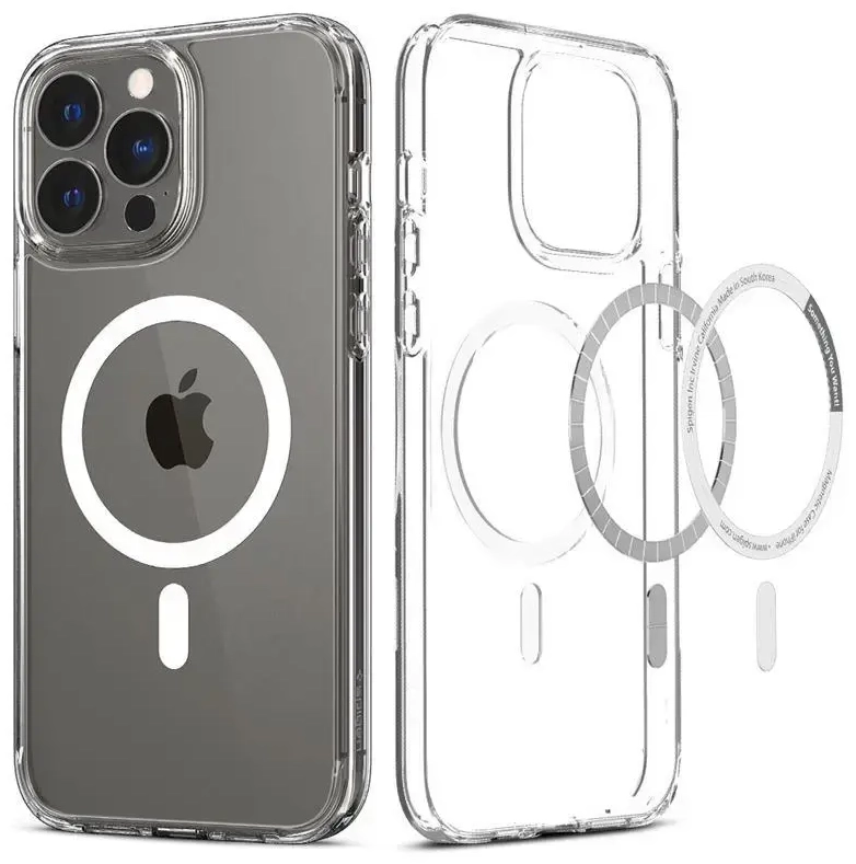SPIGEN Ultra Hybrid Mag protect silicone case for Apple iPhone 13 Pro transparent