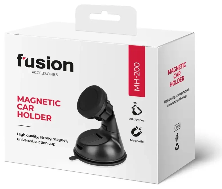 Fusion MH-200 magnetiline autohoidik armatuurlauale või esiklaasile, must