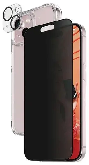 PanzerGlass Privacy Bundle 3in1 iPhone 15 6.1" D3O Hardcase + Screen Protector UWF+ Lens 1136+1172+P2809