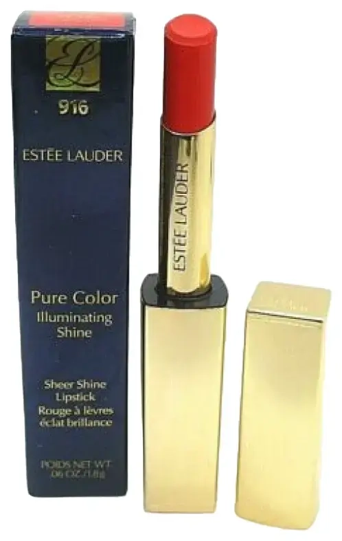 Estee Lauder, Pure Color Illuminating, kreminiai lūpų dažai, 916, Party, 1,8 g