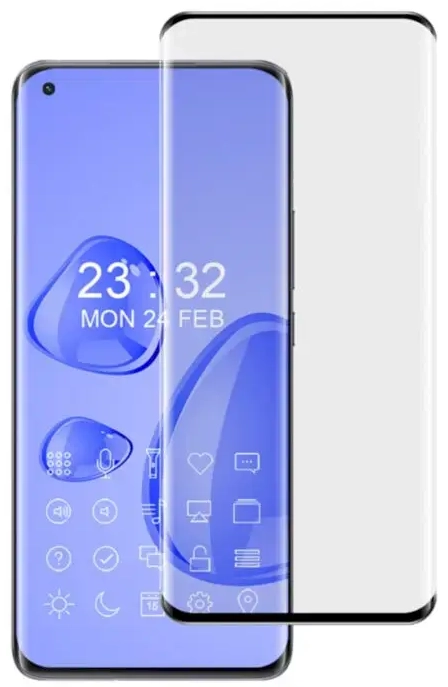 Fusion aizsargstikls pilnam ekrānam ar rāmi Xiaomi Mi 11 melns