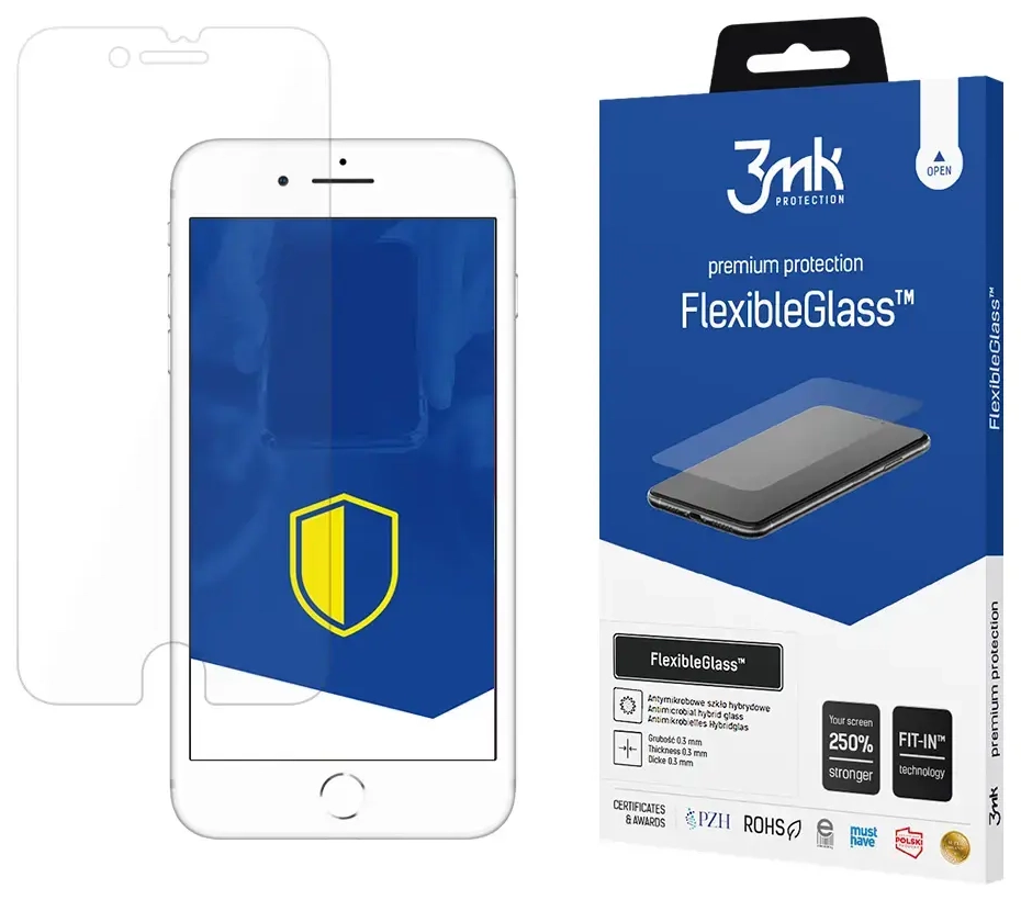Apple iPhone 8 - 3mk FlexibleGlass™ screen protector