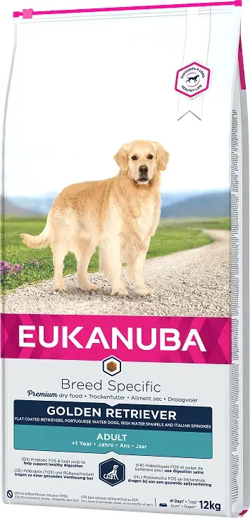 Sausas ėdalas šunims - Eukanuba Golden Retriever, 12 kg