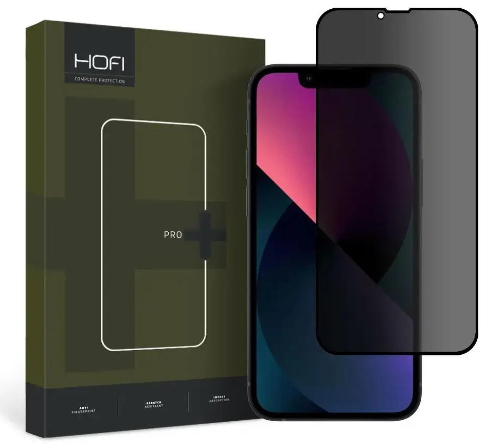 HOFI ANTI SPY ekraani kaitseklaas iPhone 13 Mini (privaatsusefekt)