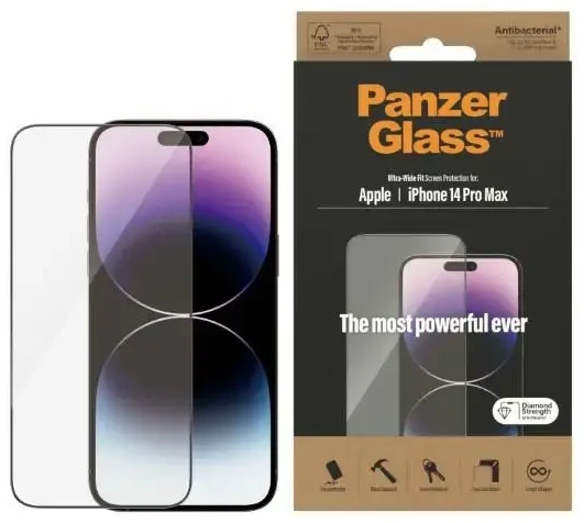 PanzerGlass Ultra-Wide Fit tempered glass for iPhone 14 Pro Max 6,7"