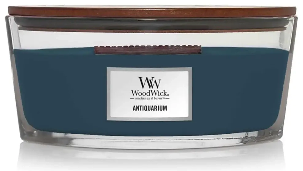 Kvapioji žvakė Woodwick Antiquarium su medine dagtimi 453,6 g