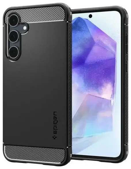 Spigen Rugged Armor Sam A55 5G juodas matinis ACS07500