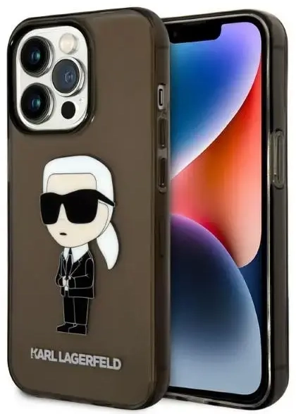 Karl Lagerfeld IML Ikonik NFT Case for iPhone 14 Pro Black