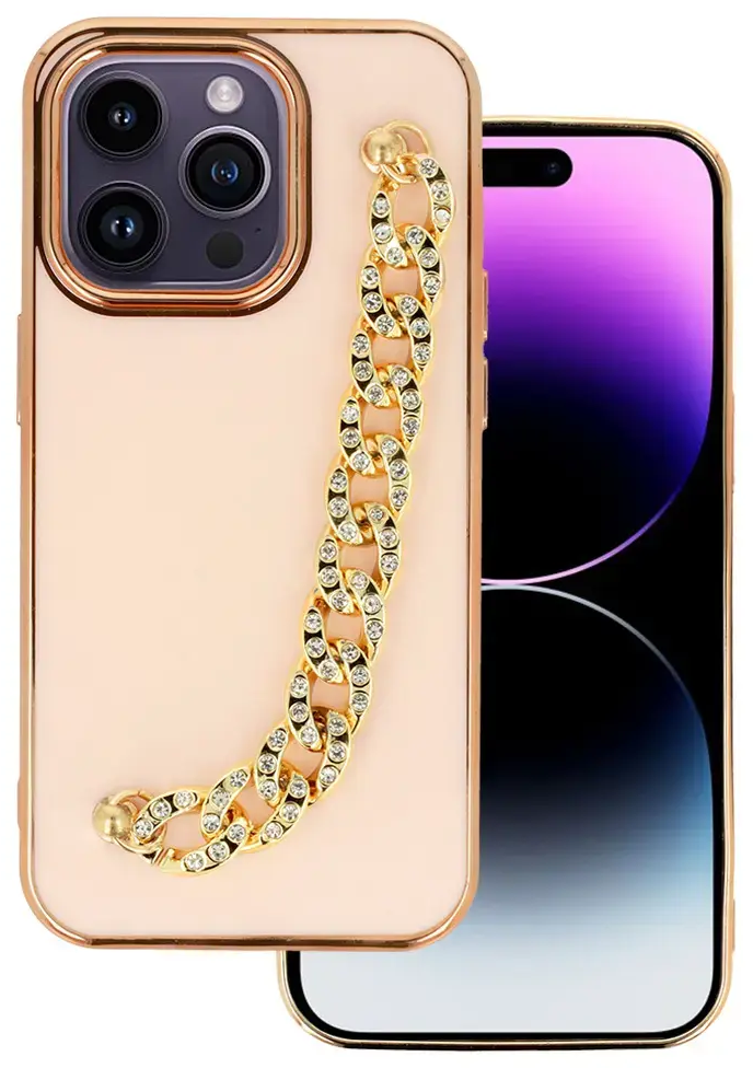 Trend telefono dėklas iPhone 14 Plus rožinis (dizainas 4)