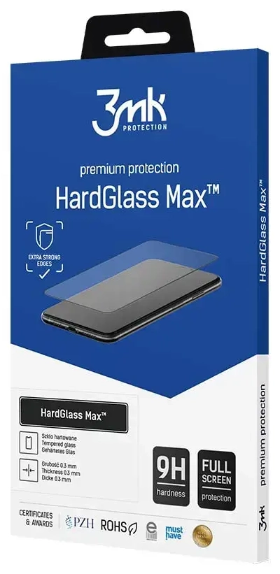 3MK HardGlass Max apsauginis stiklas telefonui Xiaomi 13