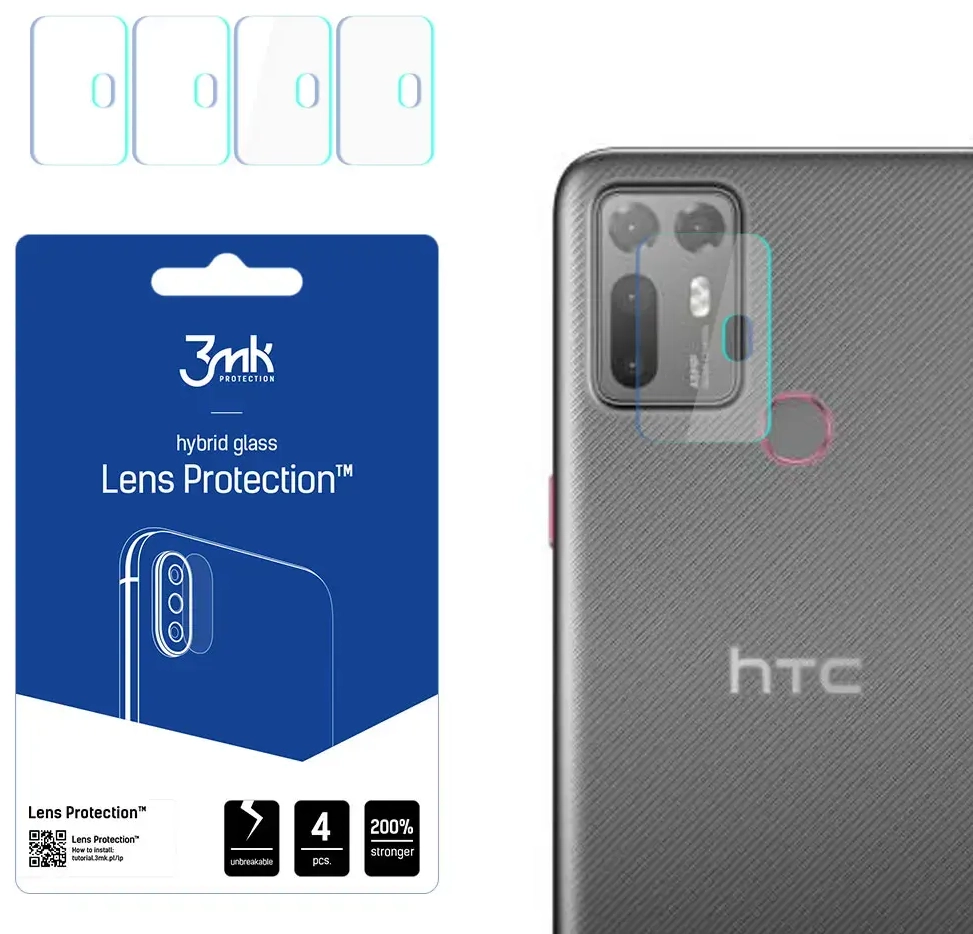 HTC Desire 20+ - 3mk Lens Protection™ screen protector