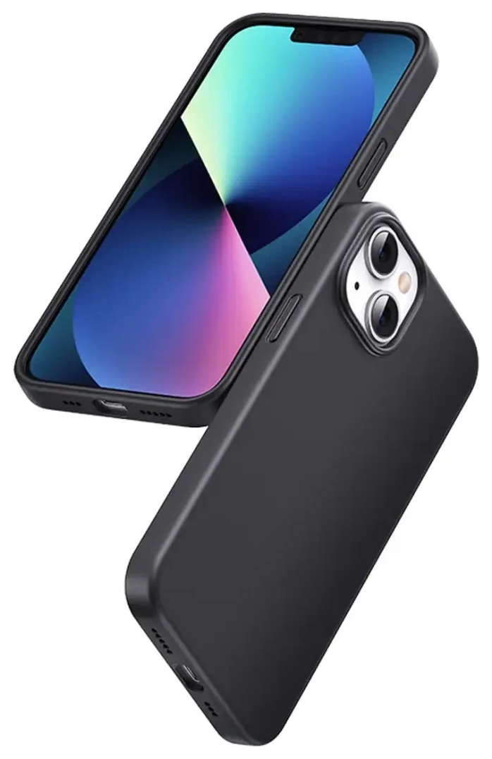 Ugreen LP626 Silky Silicone Protective Case Rubber Flexible Silicone Phone Case for iPhone 14 Plus Black (90920)