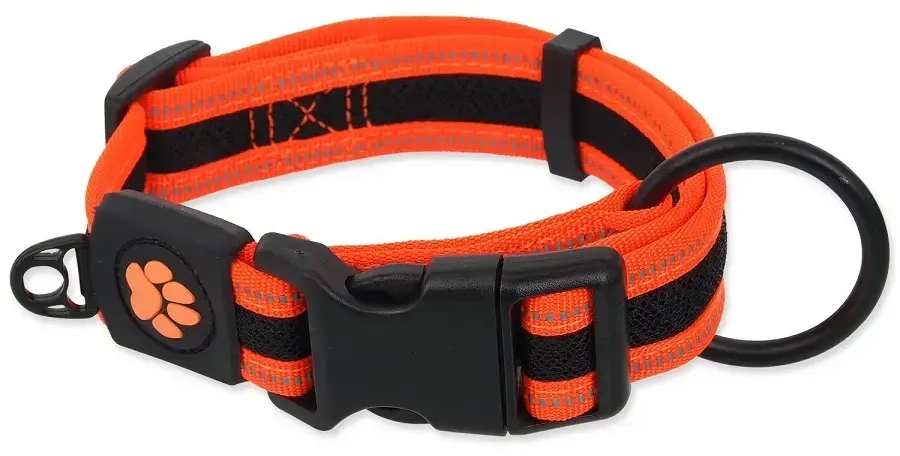 Kakla siksna - Placek Active Dog Collar Fluffy XL orange 3,8x44-70cm