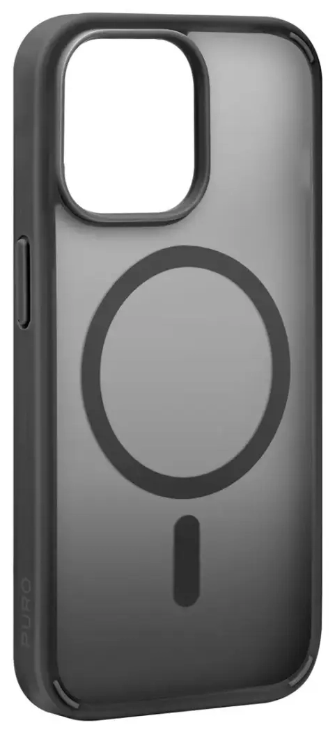 Puro Gradient MagSafe Silicone Case for iPhone 15 Pro Max - Black