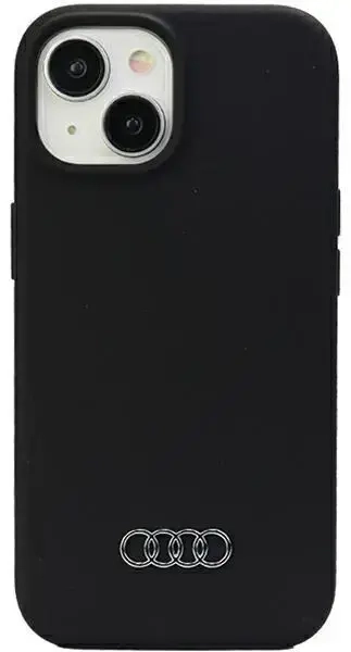 Audi Silicone Case for iPhone 15 Plus - black