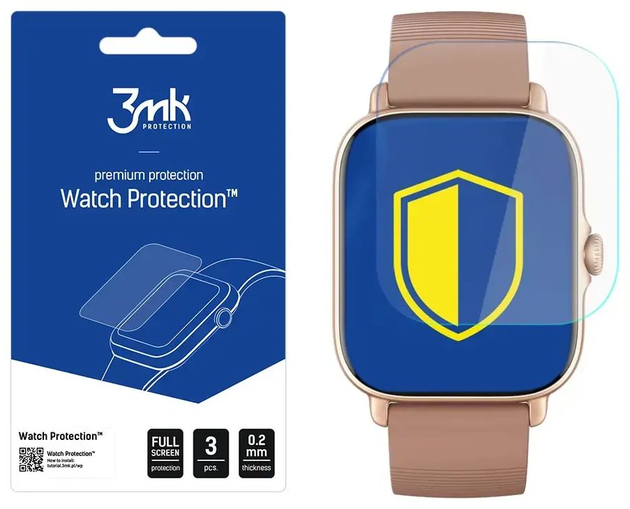 Xiaomi Amazfit GTS 3 - 3mk Watch Protection™ v. ARC+ screen protector