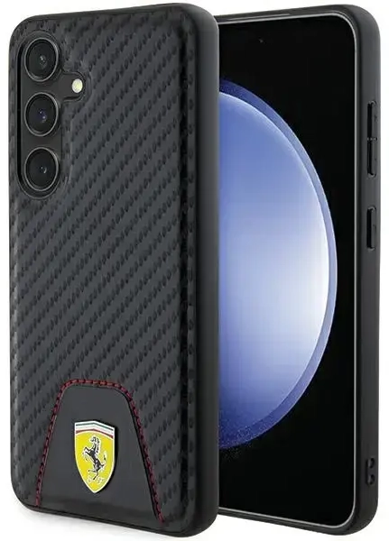 FerrariFEHCS24SN3PUK S24 S921 czarny|black hardcase Carbon Stitched Bottom