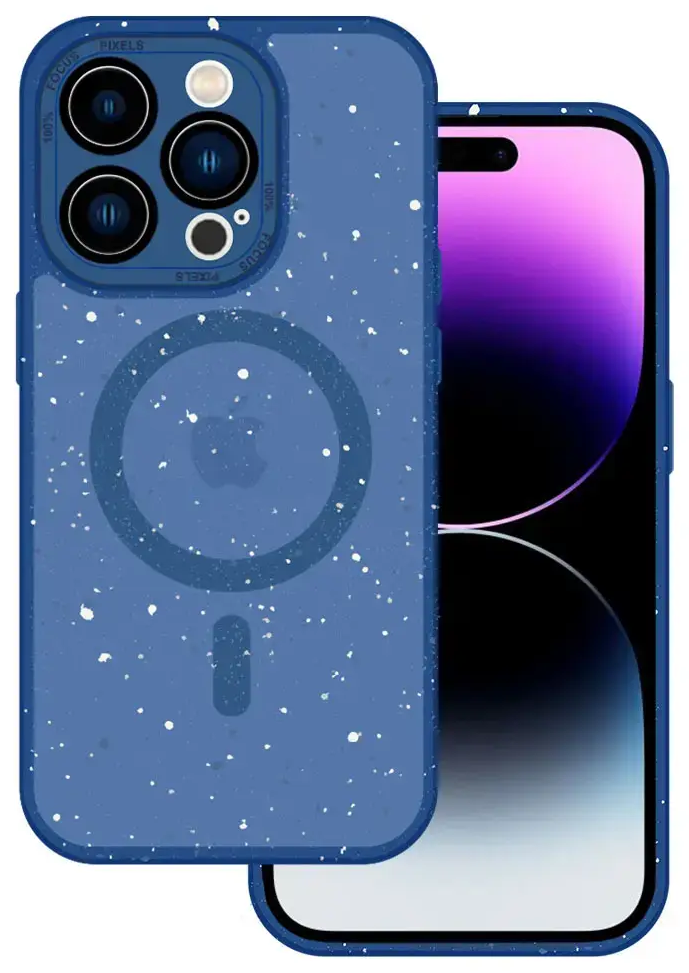 Tel Protect Magnetic Splash Frosted maciņš telefonam iPhone 11 Pro Max tumši zils