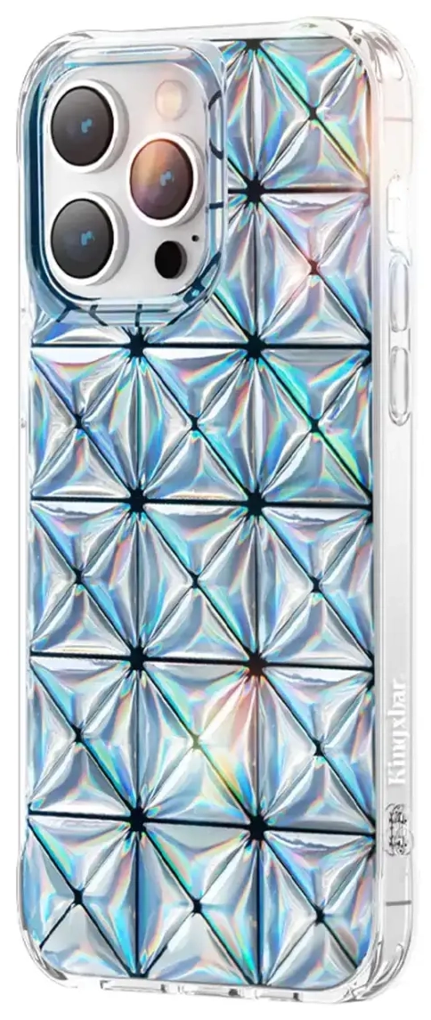 Kingxbar Miya Series case for iPhone 14 Plus cover back cover laser color