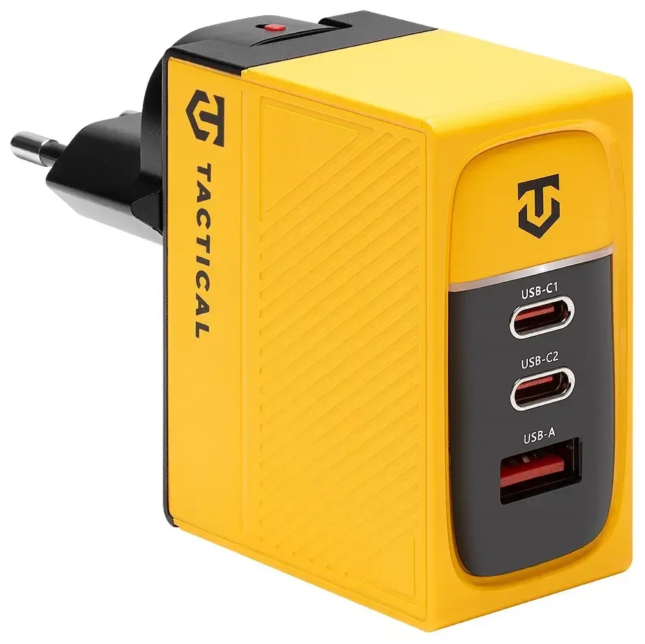 Tactical Nett Warrior tīkla lādētājs | 100W | GaN | dzeltens