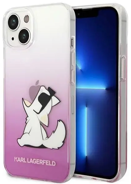 Karl Lagerfeld KLHCP14MCFNRCPI iPhone 14 Plus | 15 Plus 6,7" hardcase różowy|pink Choupette Fun