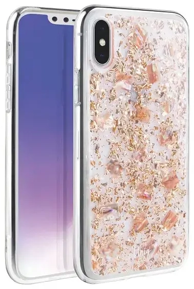 UNIQ etui Lumence Clear iPhone Xs Max różowo-złoty|Rosedale rose gold