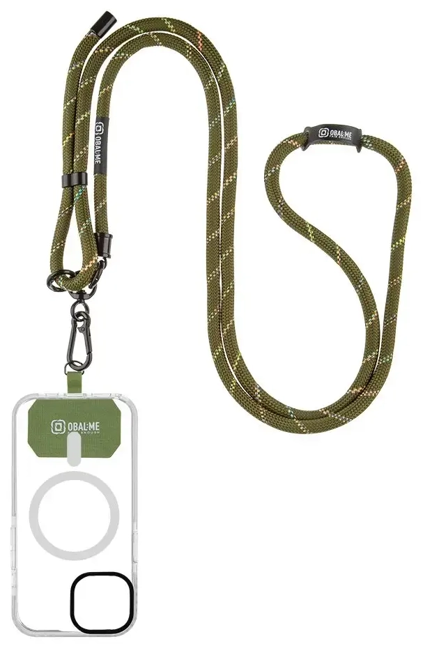 OBAL:ME NeckTag Rope for Mobile Phone Army Green
