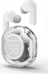 Austiņas Gembird Transparent TWS in-ears White