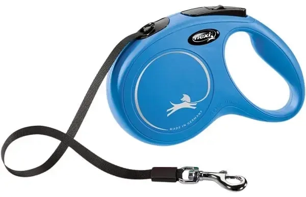Inerces pavada suņiem : Trixie Flexi New Classic, tape leash, L: 8 m, blue