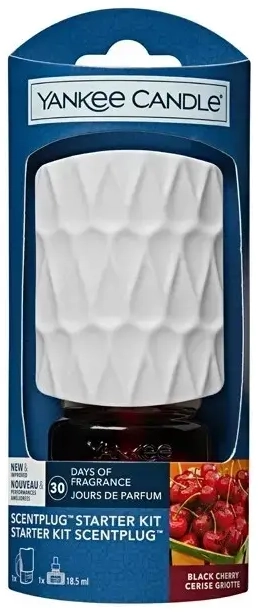 Yankee Candle Electric Organic rinkinys Black Cherry kvapu stalčiui