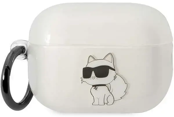Karl Lagerfeld KLAP2HNCHTCT Airpods Pro 2 (2022|2023) cover transparent Ikonik Choupette