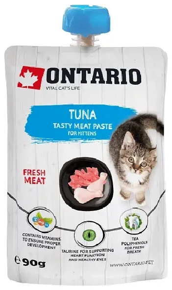 Maiuspala kassipoegadele – Ontario Kitten Tuna Fresh Meat Paste, 90 g.