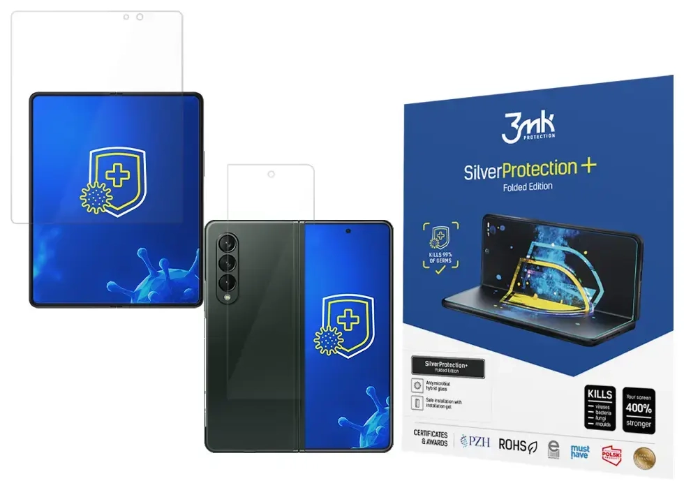 3mk SilverProtection+ Folded Edition aizsargplēve telefona ekrānam Samsung Galaxy Z Fold 3 (F926)