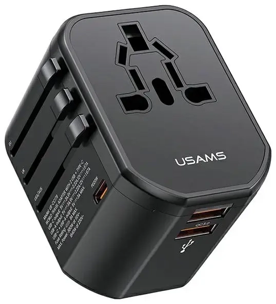 USAMS T59 tīkla lādētājs | 20W | USB-A | melns