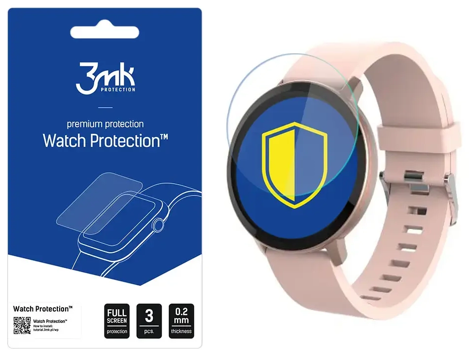 Forever ForeVive Lite SB-315 - 3mk Watch Protection™ v. FlexibleGlass Lite screen protector