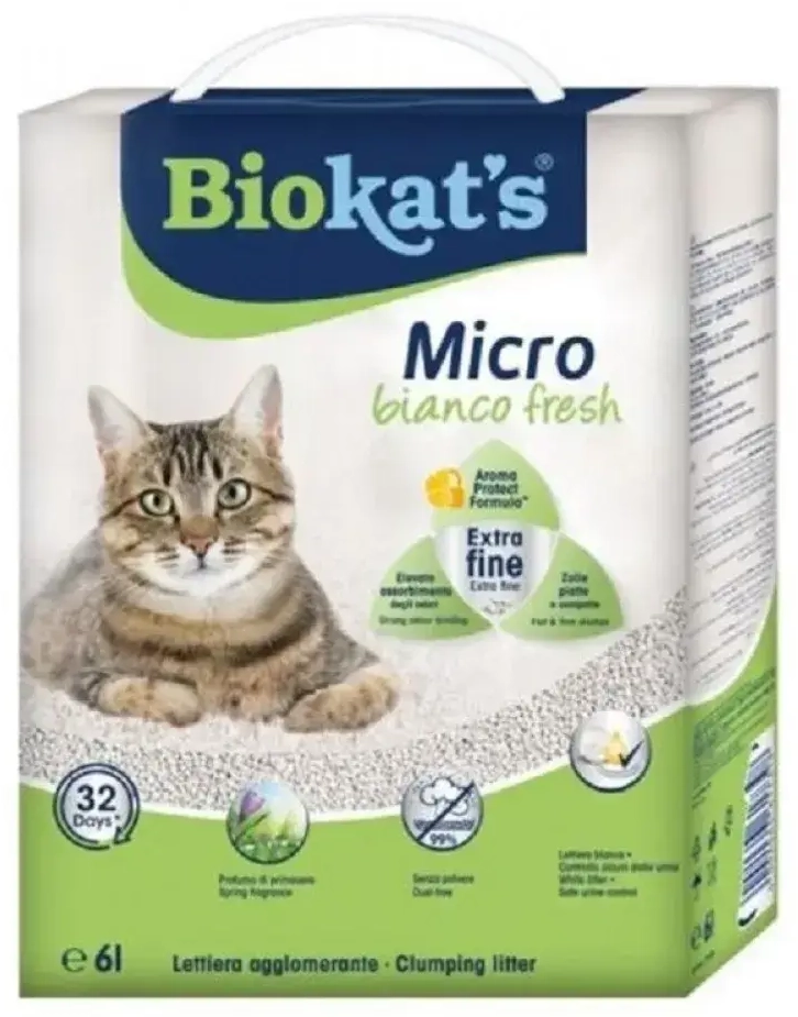 Biokats Micro Bianco värske kassiliiv – 6L
