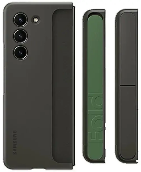 Samsung EF-MF946CBEGWW Z Fold5 dėklas grafito|graphite Standing Case with Strap