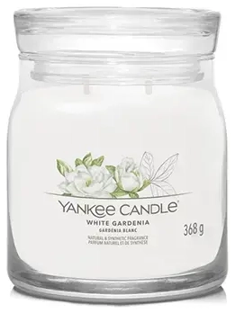 Yankee Candle Signature White Gardenia kvapioji žvakė vidutinė 368 g