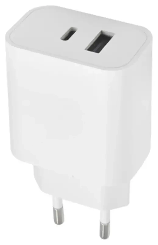 Maxlife MXTC-06 tīkla lādētājs | 20W | PD, QC | USB-C, USB-A | balts