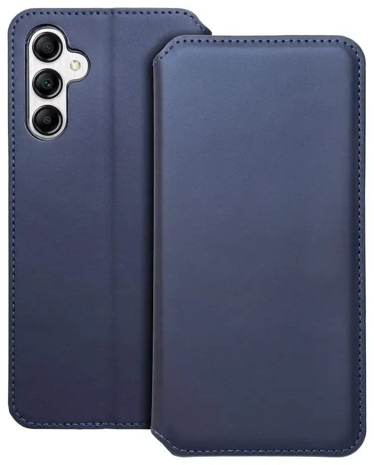 Fusion Dual Pocket Book grāmatveida maks Samsung A346 Galaxy A34 5G zils