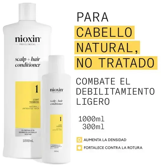 Nioxin System 1 - Conditioner - Natural Hair with Mild Thinning 300ml