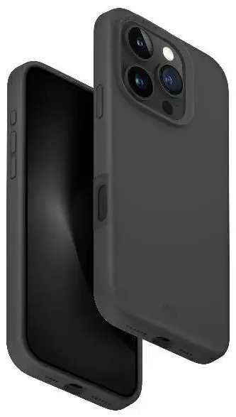 UNIQ etui Lino Hue iPhone 16 Pro Max 6.9" Magclick Charging szary|charcoal grey