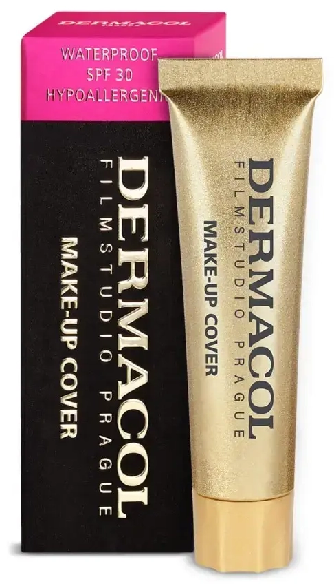 Dermacol - Mini Full Coverage Foundation 13g  Liquid Makeup Matte Foundation with SPF 30  Waterproof Foundation for Oily Skin  Acne  & Under