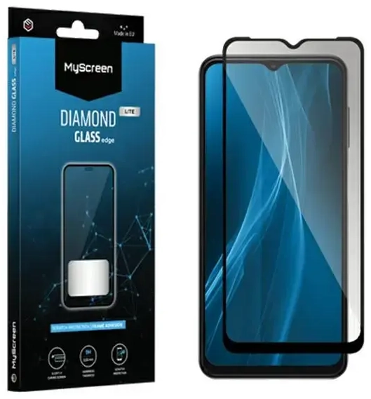 MS Diamond Glass Edge Lite FG Honor X6a czarny|black Full Glue