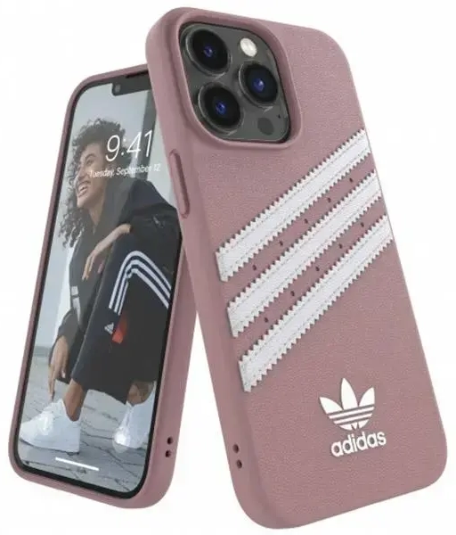 Adidas OR Moulded Case PU iPhone 13 Pro | 13 6,1" różowy|pink 47808