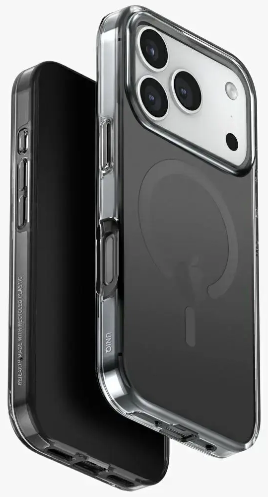 UNIQ Clario Case for iPhone 17 Pro Magclick Charging Black