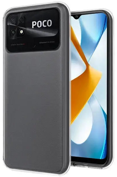 Fusion Ultra Back Case 1 mm protect silicone case for Xiaomi Poco C40 transparent