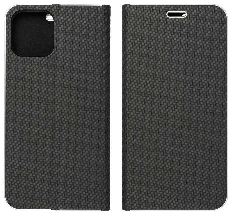 Fusion Luna Carbon Book Case Книжка чехол для Samsung A356 Galaxy A35 5G черный