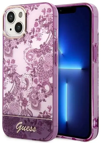 Guess GUHCP14MHGPLHF iPhone 14 Plus 6,7" fuksja|fuschia hardcase Porcelain Collection