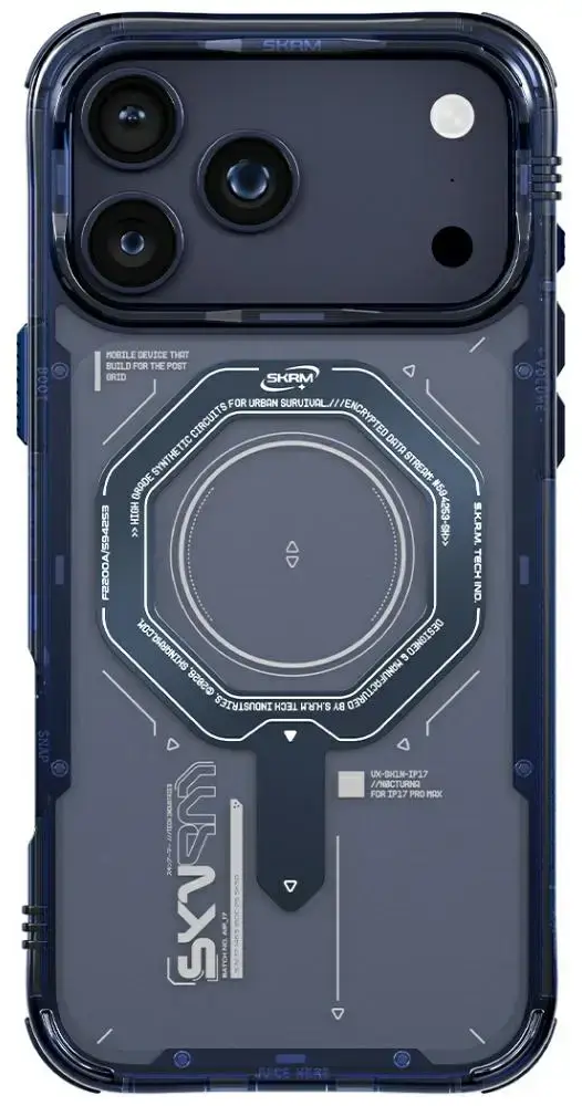 Skinarma Magma maciņš telefonam iPhone 17 Pro zils